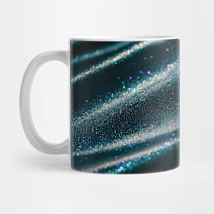 Blue glittery pattern Mug